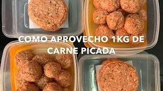 Como aprovecho 1kg de carne picada en mambo !!