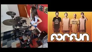 Forfun - História de Verão (Cover de Bateria / Drum Cover) I Carol Galinddo