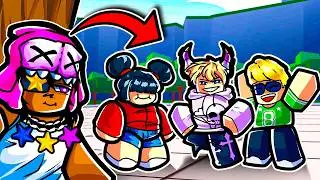 Я пробрался на детский турнир в игре The Strongest Battlegrounds!