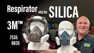 Respirator Kits for Silica, 3M 6835 Full-Face & 7535 Half-Face, SafetyQuip Australia