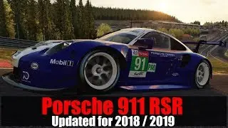 Free Porsche 911 RSR 2018/2019 Update Mod for Assetto Corsa