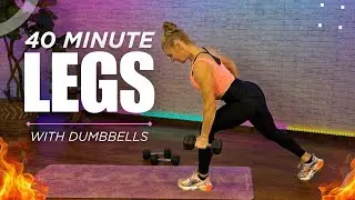 40-Minute Lower Body Sculpt: Dumbbell & Bodyweight Definition Workout