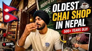 25 NPR💸 CHAI at the Oldest Tea Shop in NEPAL🇳🇵