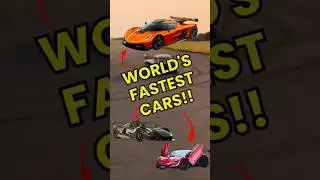 Worlds Top 3 Fastest Cars!