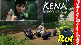 Kena  Bridge of Spirits - Cute Interactions with Rot 😍