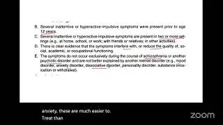 PSY 101-3: Introduction to Psychology Abnormal - DSM Disorders I