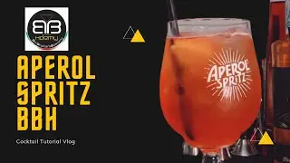 Tutorial Come preparare un Cocktail Aperol Spritz | Simone Gaudio per BarBrothersHdemy