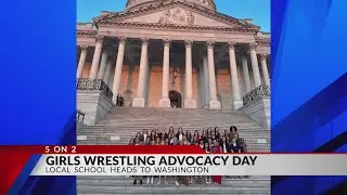 Carroll freshman advocates for women's wrestling in D.C.