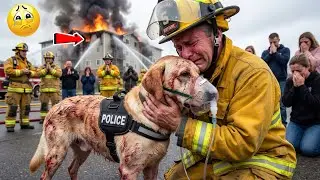 Labrador Retriever and the Rescue Team Save Everyone from the Fire Just in Time! 🐕