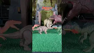3 Jurassic World Rebirth Dinosaur Toy Unboxed 2025 Mattel Gigantic Tracker Tyrannotitan DREX #shorts