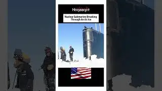 Nuclear Submarine Breaking Through Arctic Ice #nuclear #nuclearwar #haqeeqat52 #trendingshorts