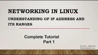 What is Internet protocol, IP Classes and Ranges - Networking in Linux - Part 1