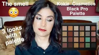 Kokie Cosmetics Black Pro Palette | 3 looks with 1 palette