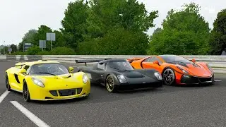 Forza 7 Drag race: Hennessey Venom GT vs Ultima Evolution 1020 vs GTA Spano (1177hp)