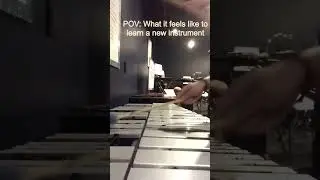 This is why I struggle to learn another instrument 😂. #music #shorts #instrumental #vibraphone