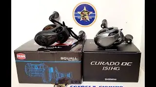 Shimano Curado DC e Penn Squall SQL300