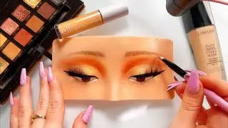 ASMR Makeup on MANNEQUIN 😴 ASMR Doing Your Makeup 💄 Layered Sounds, Makeup Tutorial, Application