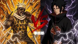 Sasuke vs Killer Bee – Uchiha Power vs Jinchūriki Rage! ⚡🔥 (MUGEN Anime Fight)