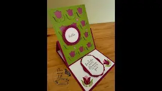Sunshine and Tulips Easel Card Stampin' Up!