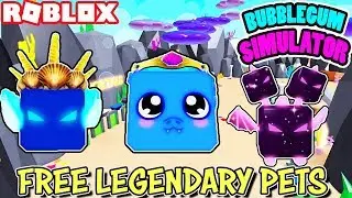 🔴 ROBLOX LIVE 🔴 FREE LEGENDARY PETS IN BUBBLEGUM SIMULATOR
