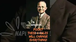 Why Most People Stay Poor &ndash; Napoleon Hill&rsquo;s 6 Rules of Wealth #napoleonhill #ThinkAndGrowRich