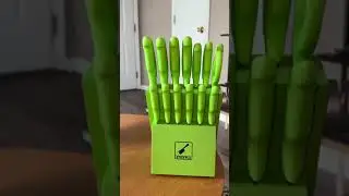 Save 60% on the Green PP Handle Knife Set!