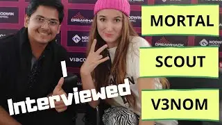 Interview with Mortal, V3nom, Scout, Angela, Gunshot: Dreamhack Delhi 2019 vlog