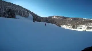 premiere session ski piste a ascou