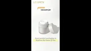 Free Samples Airless Pump Cream Jar for Cosmetic Packaging in Frosted Finish