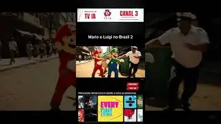 M&aacute;rio e Luigi no Brasil 2#Mario #Luigi #mariobros #nintendo #humor #brasil #ai #trend #shorts #viral