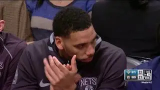 Timofey Mozgov vs NYK.  14.12.2017