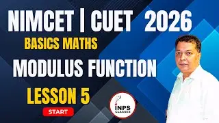 Basic Maths Modulus Function | Lesson 5 | NIMCET & CUET 2026 Preparation | By Nitin Agrawal