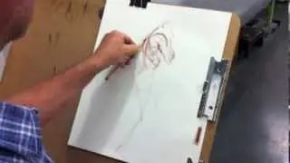 How to Draw the Figure with Light and Tone (Modeling Form) - 4 min Quick Figure Drawing Sketch