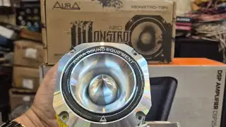 AURA MONSTRO T9N TWEETER TESTING (BULLET TWEETER)