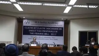 clause by clause discussion on direct tax proposals in the finance bill - 2017 ( sesion 1)