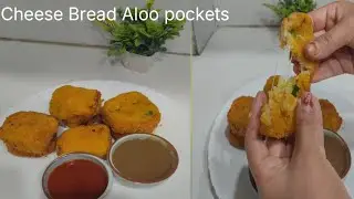 Cheese bread aloo pockets| 5 minutes cheese pockets recipes|#easy recipe#snacks#potato snacks