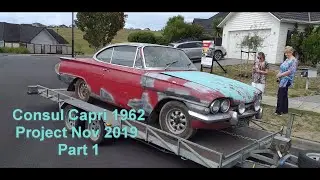 1962 Ford Consul Capri Project Part 1