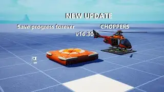 NEW Fortnite Creative Update choppa, save point, crash pad and bows!