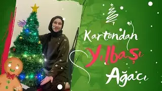 KARTONDAN YILBAŞI AĞACI YAPTIK !!! | HOŞ GELDİN 2025 | 🎄 #yılbaşı #yılbaşıağacı #noel #2025