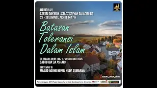 Ustadz. Abu Abbas Sofyan Saladin, BA. - Tema : 