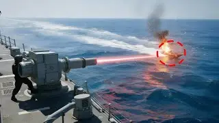 US Navy&rsquo;s New Laser Stops Fast-Moving Boat in Seconds