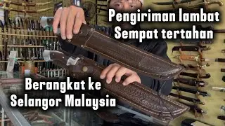 To be sent to Selangor Malaysia, the delivery was delayed.