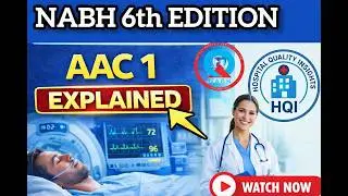 AAC 1 | Clinical Services Scope, Staffing & Display Requirements | NABH 6th Edition