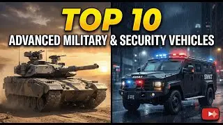 Top 10 Most Advanced Military and Security Vehicles in the World | Tanks | SWAT Trucks