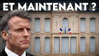 Macron se retrouve seul, vers une dissolution ou d&eacute;mission ? 