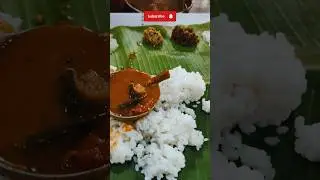 All set for a delicious Sadhya! Taste of tradition on a banana leaf 🍽️🌿 #sadya #shorts #trending