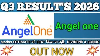 Angel one Q3 result's 2026,,Angel one results today,,Angel one latest news,,#Angelone 