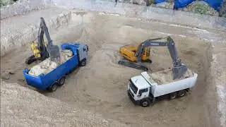 DIORAMA 1/50  VIVIENDA PLURIFAMILIAR CAPITULO 1-4  EXCAVACION