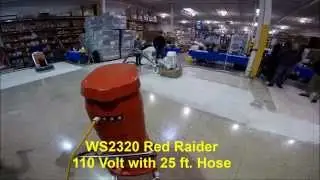 WS2320 Portable Industrial Vacuum by Ruwac (In Action w/ STI-3030 for Concrete Grinding)