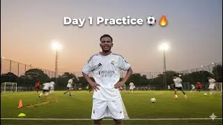 Day 1 Football Practice &ndash; Ladder & Cone Training Start 🚀